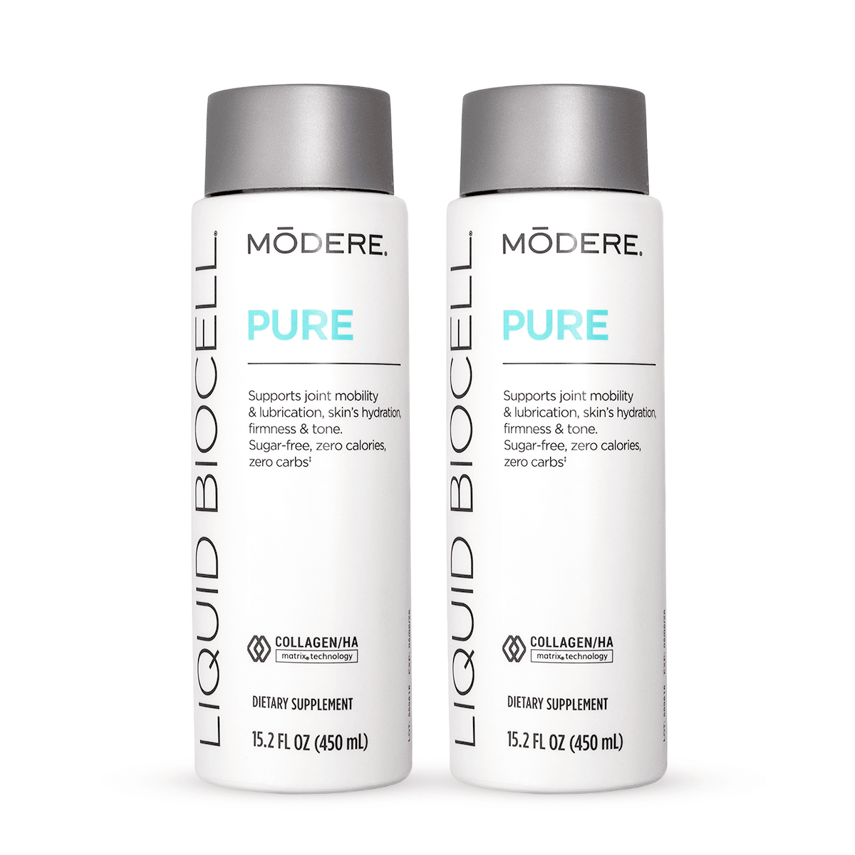 image of two bottles of liquid biocell. Reclaim is an affiliate.